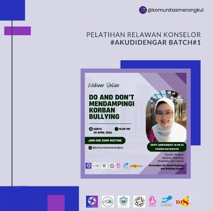 Sharing Session Pelatihan #AkuDidengar – Komunitas Merangkul